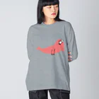 neconos Goodsのあざらしのひと Big Long Sleeve T-Shirt