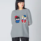 黒柴の梅吉でやんすのがんばろう！ Big Long Sleeve T-Shirt