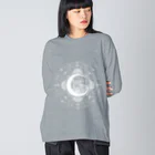 魔法のアイテム屋　SUZURI店のInner Space ビッグシルエットロングスリーブTシャツ