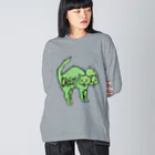 Myxoma のネコギドラ Big Long Sleeve T-Shirt