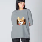 まみおデザインのコーギーくん Big Long Sleeve T-Shirt