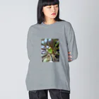 ミクロの多肉植物の黒法師 Big Long Sleeve T-Shirt