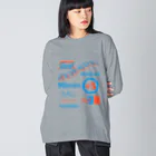 KAWAGOE GRAPHICSのフットボールな Big Long Sleeve T-Shirt