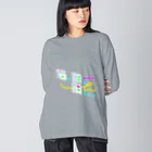 ダラケルヒトの猫の額で踊らせて A Big Long Sleeve T-Shirt