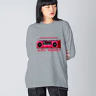 スロータイプ書店 Slowtype BooksのAUTO REVERSE オートリバース 259 ビッグシルエットロングスリーブTシャツ