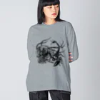 Alba spinaの砂漠の薔薇蠍 Big Long Sleeve T-Shirt