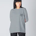 おネコ団地のネコのトラ吉 Big Long Sleeve T-Shirt