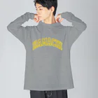 kumixmixのはまち　イエロー ビッグシルエットロングスリーブTシャツ