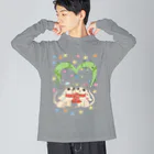 ヒイロのdog heart Big Long Sleeve T-Shirt