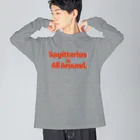 宇宙の真理ナビゲーターSunsCrystal's Shopの【射手座】Sagittarius is All Around.(いて座はそこかしこに) Big Long Sleeve T-Shirt