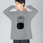 boo-banaのWhat do I want? Big Long Sleeve T-Shirt