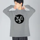 Fontaのジオメトリック猫 Big Long Sleeve T-Shirt