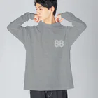 tocaiの88白ロゴ Big Long Sleeve T-Shirt