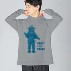 stereovisionのロビーザロボット ビッグシルエットロングスリーブTシャツ