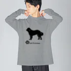 bow and arrow のグレートピレニーズ Big Long Sleeve T-Shirt