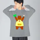 LalaHangeulの檀君神話 (단군신화)の熊さん Big Long Sleeve T-Shirt