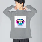 momokarinのリップス #01 Big Long Sleeve T-Shirt