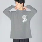 綾錦工房 りこりすの調弦盤【月光】 Big Long Sleeve T-Shirt