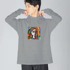 garireoのピカソ風の絵画1 Big Long Sleeve T-Shirt