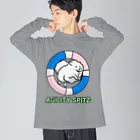 ehime@けだま&もち＆すみのAGILITY SPITZ「ぴょ〜んと飛ぶよ」 Big Long Sleeve T-Shirt