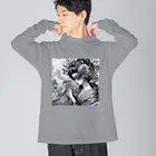 Moichi Designs Shop-2023の仮面舞踏会 Big Long Sleeve T-Shirt