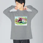 okono_eの希望に満ちた旅立ち＠姪ﾁｬﾝ Big Long Sleeve T-Shirt