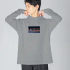 紫陽の海と夜空 Big Long Sleeve T-Shirt