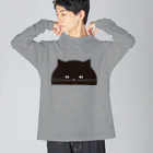 Arts&Crafts Muuののぞき見ねこ Big Long Sleeve T-Shirt