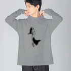 Poooompadoooourのヒクイドリ Big Long Sleeve T-Shirt