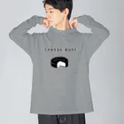 NIKORASU GOのCHEESE　BUFF＜チーズ愛好家＞ ビッグシルエットロングスリーブTシャツ