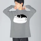 SHOP BØWNTENの寝るルーカスくん Big Long Sleeve T-Shirt