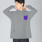 gogoteam54のポケットからARI 🐜 むらさき Big Long Sleeve T-Shirt