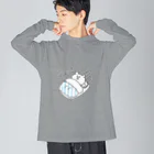 mugy-mugy-mugyのぼく、くまさん　シュッ(眠) Big Long Sleeve T-Shirt