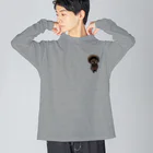 Onlywanのお座りヒュー Big Long Sleeve T-Shirt