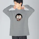 Leee_sanのワシミミズク ビッグシルエットロングスリーブTシャツ