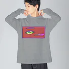 QB🦖のEYE ビッグシルエットロングスリーブTシャツ