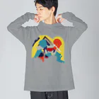 MUMBLEBOYの鏡像魔神１ Big Long Sleeve T-Shirt