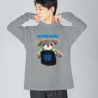 いいたげちゃんのブルーカラーワーカー Big Long Sleeve T-Shirt