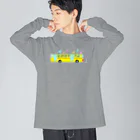 🐸かえるさんと仲間たち🐸のバス旅行のかえるさん家族 Big Long Sleeve T-Shirt