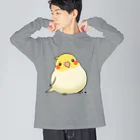 *KAKAPO*の*KAKAPO*のふんわりオカメインコちゃん(るちの) Big Long Sleeve T-Shirt