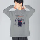 あずき缶のアウトドアベア Big Long Sleeve T-Shirt