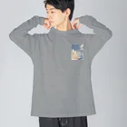 HK mr,s405 shopのhealing Flower Big Long Sleeve T-Shirt