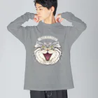 Lunatic Cat-ismの口が悪いマヌルネコ-MITENJANEEYO Big Long Sleeve T-Shirt