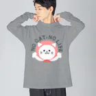 もちぱっちのノーキャットノーライフ Big Long Sleeve T-Shirt