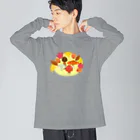 satoharuの木の葉の森のキノコたち Big Long Sleeve T-Shirt