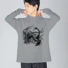 Alba spinaの砂漠の薔薇蠍 Big Long Sleeve T-Shirt