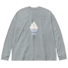 tamaccoのシマエナガかき氷 Big Long Sleeve T-Shirt