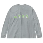 はるみゃんのかいじゅう（のびぃ～） ビッグシルエットロングスリーブTシャツ