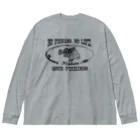 猫と釣り人のキジハタ_8K Big Long Sleeve T-Shirt