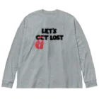 R.MuttのLet's Get Lost ビッグシルエットロングスリーブTシャツ